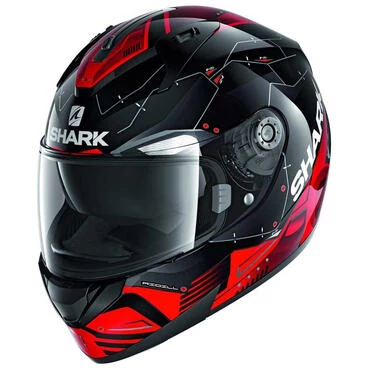 SHARK Ridill 1.2 Mecca Full Face Helmet Black / Red / Silver