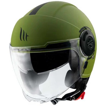 MT HELMETS Viale SV Solid Open Face Helmet Зеленый