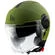 MT HELMETS Viale SV Solid Open Face Helmet Зеленый