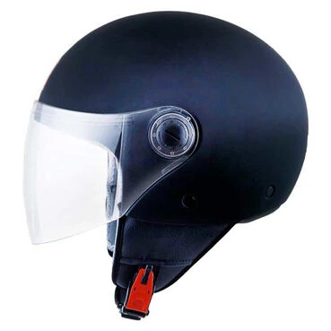 MT HELMETS Street Solid Open Face Helmet Черный