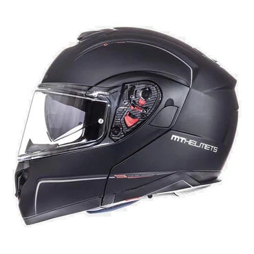 MT HELMETS Atom SV Solid Modular Helmet Черный