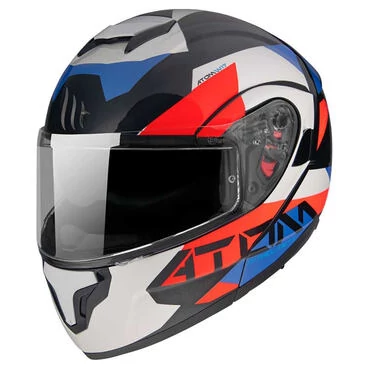 MT Helmets Atom SV Adventure A7 Modular Helmet Глянцевый Синий