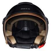 NEXX Y.10 Sunny Open Face Helmet Matt Black / Camel