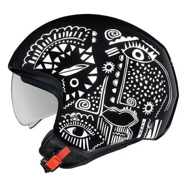 NEXX Y.10 Artville Open Face Helmet Черно-белый
