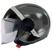 MT Helmets Viale SV S 68 Unit Open Face Helmet matt grey