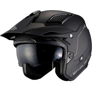 MT HELMETS District SV Solid Open Face Helmet Черный