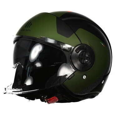 MT Helmets Viale SV Beta Open Face Helmet Зеленый