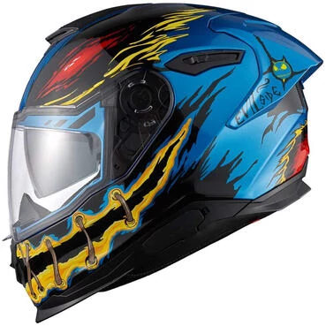 NEXX Y.100R Night Rider Full Face Helmet Голубой