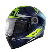 MT Helmets Revenge II S Hatax Full Face Helmet Matt Black / Fluo Green