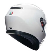 AGV K3 E2206 MPLK Full Face Helmet Mono Seta White