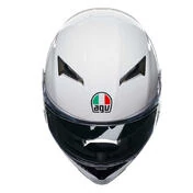 AGV K3 E2206 MPLK Full Face Helmet Mono Seta White