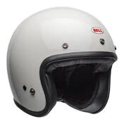 BELL MOTO Custom 500 Open Face Helmet Gloss Vintage White