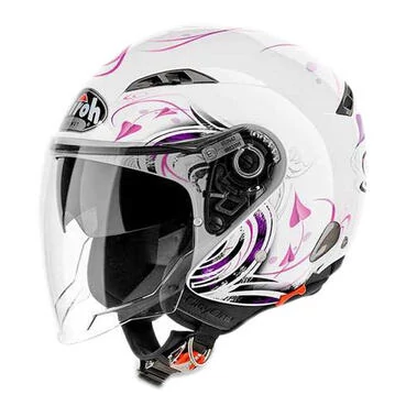 Airoh City One Heart Open Face Helmet Белый