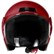 STORMER Sun Open Face Helmet Calm Red Metal Glossy