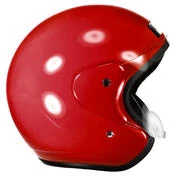 STORMER Sun Open Face Helmet Calm Red Metal Glossy