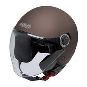GARI G20 Open Face Helmet Matt Coffee