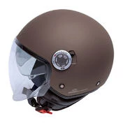 GARI G20 Open Face Helmet Matt Coffee