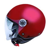 GARI G20 Open Face Helmet Matt Oxid Red