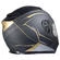 STORMER ZS-801 Miles Full Face Helmet Black / Gold Metal Matt