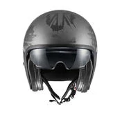 PREMIER HELMETS 23 Vintage NT 17 BM 22.06 Open Face Helmet Серо-черный