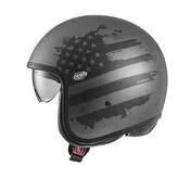 PREMIER HELMETS 23 Vintage NT 17 BM 22.06 Open Face Helmet Серо-черный