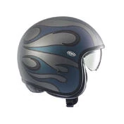 PREMIER HELMETS 23 Vintage FR Iride BM 22.06 Open Face Helmet Голубой