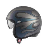 PREMIER HELMETS 23 Vintage FR Iride BM 22.06 Open Face Helmet Голубой