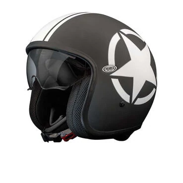 PREMIER HELMETS 23 Vintage Star 9 BM 22.06 Open Face Helmet Черно-белый