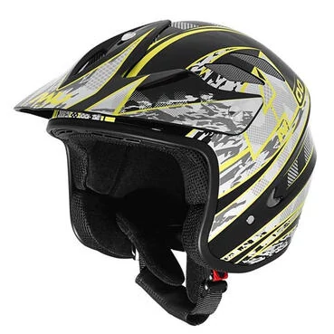 NAU N400 Overnet Open Face Helmet Черно-желтый