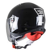 ASTONE Mini Open Face Helmet Black Gloss