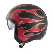 PREMIER HELMETS 23 Vintage FR 2 BM 22.06 Open Face Helmet Красно-черный