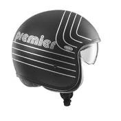PREMIER HELMETS 23 Vintage EX BM 22.06 Open Face Helmet Черный