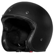 RUSTY STITCHES Fonzie Open Face Helmet Черный