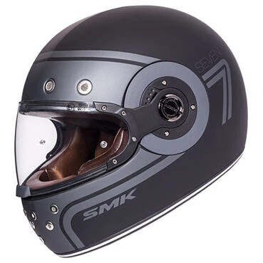 SMK Retro Seven Full Face Helmet Черный