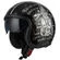 NZI Rolling 4 Sun Open Face Helmet Glossy Tank Silver