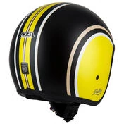 NZI Rolling 4 Sun Open Face Helmet Matt Diana Yellow / Black