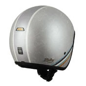 NZI Rolling 4 Sun Open Face Helmet Matt Linien Light Grey