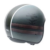 NZI Rolling 4 Sun Open Face Helmet Matt Los Angeles