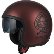 NZI Rolling 4 Sun Open Face Helmet Matt Lucky