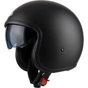 NZI Rolling 4 Sun Open Face Helmet Matt Matt Black