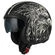NZI Rolling 4 Sun Open Face Helmet Matt Boss Bone