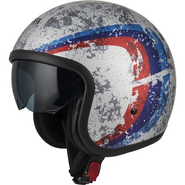 NZI Rolling 4 Sun Open Face Helmet Matt Sanded