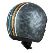 NZI Rolling 4 Sun Open Face Helmet Matt Mimetize Musgo