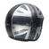 NZI Rolling 4 Sun Open Face Helmet Matt Silver Ducat