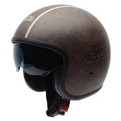 NZI Rolling 4 Sun Open Face Helmet Matt Tristar