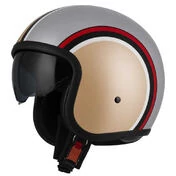 NZI Rolling 4 Sun Open Face Helmet Matt Diana Copper / Platinum