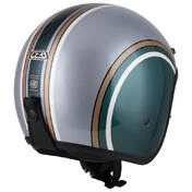 NZI Rolling 4 Sun Open Face Helmet Matt Diana Musgo / Platinum