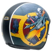 NZI Rolling 4 Sun Open Face Helmet Matt Duck