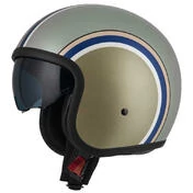 NZI Rolling 4 Sun Open Face Helmet Matt Diana Copper / Pistacho