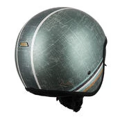 NZI Rolling 4 Sun Open Face Helmet Matt Linien Khaki
